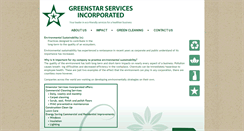 Desktop Screenshot of greenstarservicesincorporated.com