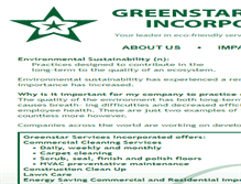 Tablet Screenshot of greenstarservicesincorporated.com